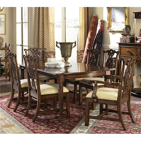 Rectangular Dining Table & Chair Set